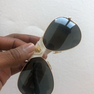 White Versace Sunglasses